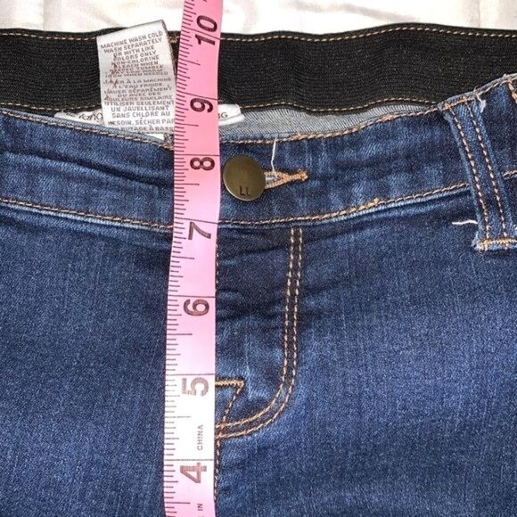 Liz Lange Maternity Denim Jegging S/P Stretchy Waistband - Picture 5 of 7